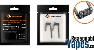 Authentic GeekVape Prebuilt Staple Staggered Fused Clapton Coils - 2 Pack