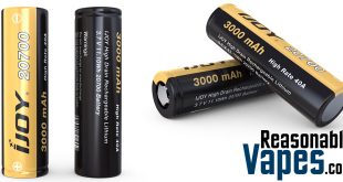 Authentic IJOY 20700 3.7V 3000mAh Batteries