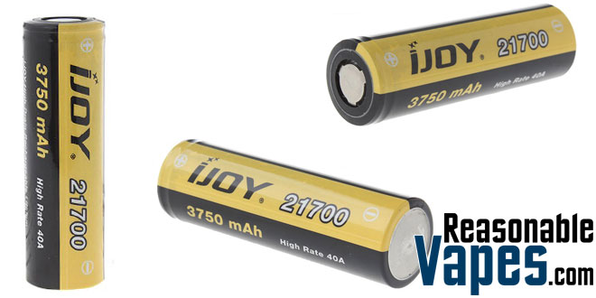 Authentic IJOY 21700 3.7V 3750mAh Batteries